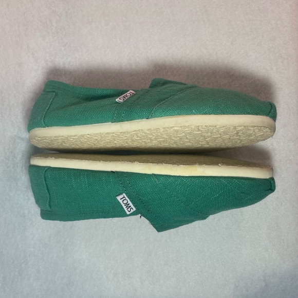 TOMS Canvas Classics Journey is the Destination Jade Green Women’s 7 - Picture 6 of 8